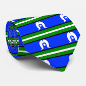 Torres Strait Islander Flag Stropdas (Opgerold)