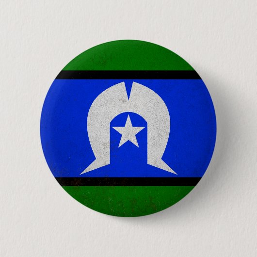 Torres Strait Islands Ronde Button 5,7 Cm (Voorkant)