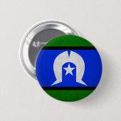 Torres Strait Islands Ronde Button 5,7 Cm (Voorkant /achterkant)