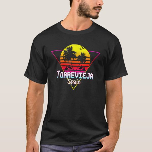 TorreVieja Alicante Valenciaanse Flamingo Spanje T-shirt (Voorkant)