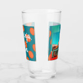 Torrevieja House, Palm, Bright Sinaasappel en Turq Glas (Rechts)