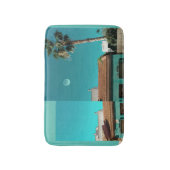 Torrevieja in het Oranje en Turqoise Badmat (Voorkant Verticaal)