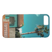Torrevieja in het Oranje en Turqoise Case-Mate iPhone Case (Achterkant (Horizontaal))