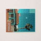 Torrevieja in het Oranje en Turqoise Legpuzzel (Horizontaal)