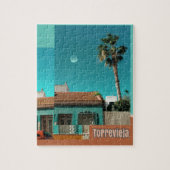 Torrevieja in het Oranje en Turqoise Legpuzzel (Verticaal)