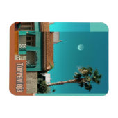 Torrevieja in het Oranje en Turqoise Magneet (Horizontaal)