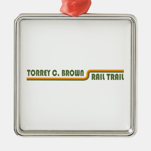Torrey C. Brown Rail Trail Maryland Metalen Ornament (Voorkant)