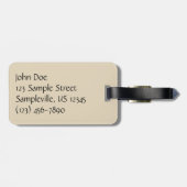 Torrey Pine Closeup California Botanical Bagagelabel (Achterkant horizontaal)