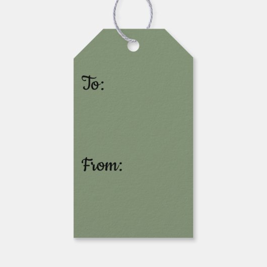 Torrey Pine Closeup California Botanical Cadeaulabel (Achterkant)