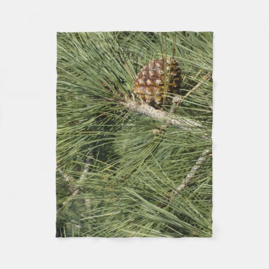 Torrey Pine Closeup California Botanical Fleece Deken (Voorkant)
