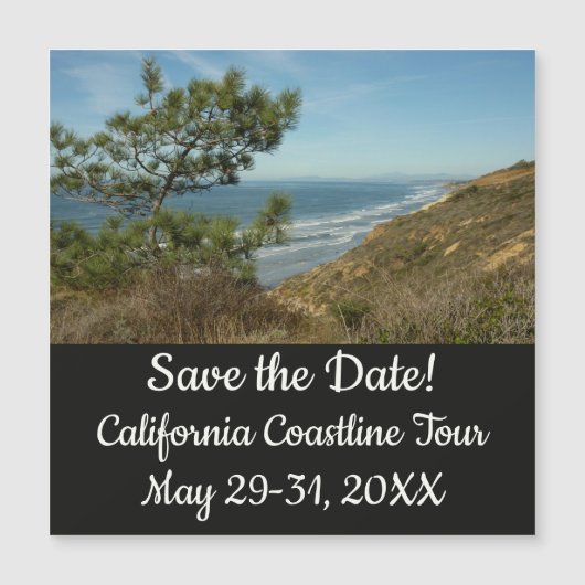 Torrey Pine en Californische kust landschap (Voorkant)