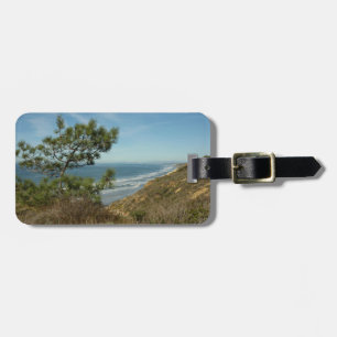 Torrey Pine en het kustlandschap van Californië Bagagelabel