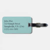 Torrey Pine en het kustlandschap van Californië Bagagelabel (Achterkant horizontaal)