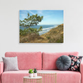 Torrey Pine en het kustlandschap van Californië Canvas Afdruk (Insitu (Woonkamer))
