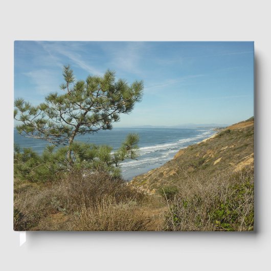 Torrey Pine en het kustlandschap van Californië Gastenboek (Voorkant)