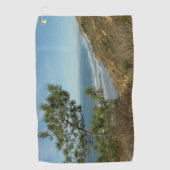 Torrey Pine en het kustlandschap van Californië Golfhanddoek (Voorkant)