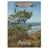 Torrey Pine en het kustlandschap van Californië Klembord (Voorkant)