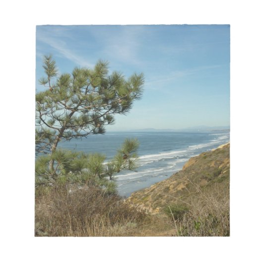 Torrey Pine en het kustlandschap van Californië Notitieblok (Voorkant)