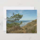 Torrey Pine en het kustlandschap van Californië Notitiekaartje (Voorkant)