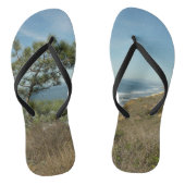 Torrey Pine en het kustlandschap van Californië Teenslippers (Voetbed)