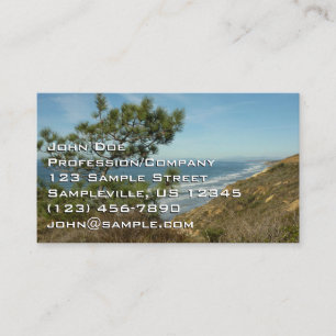 Torrey Pine en het kustlandschap van Californië Visitekaartje