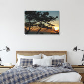 Torrey Pine Sunset I California Landscape Canvas Afdruk (Insitu (Slaapkamer))