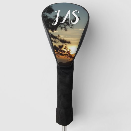 Torrey Pine Sunset I California Landscape Golfheadcover (Voorkant)