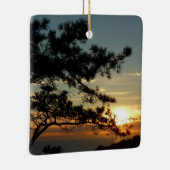 Torrey Pine Sunset I California Landscape Keramisch Ornament (Rechts)