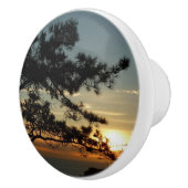 Torrey Pine Sunset I California Landscape Keramische Knop (Rechts)