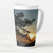 Torrey Pine Sunset I California Landscape Latte Mok (Rechterhoek)