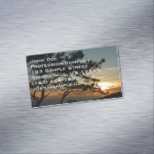 Torrey Pine Sunset I California Landscape Magnetisch Visitekaartje (Voorbeeld)
