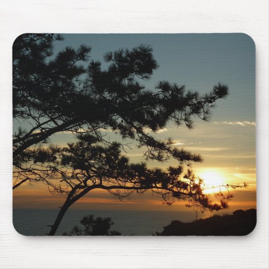 Torrey Pine Sunset I California Landscape Muismat (Voorkant)