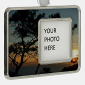 Torrey Pine Sunset I California Landscape Verzilverd Omlijst Ornament (Rechts)