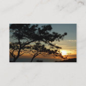 Torrey Pine Sunset I California Landscape Visitekaartje (Achterkant)