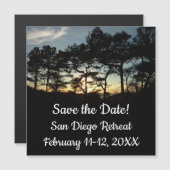 Torrey Pine Sunset II Californië Landschap (Voorkant / Achterkant)