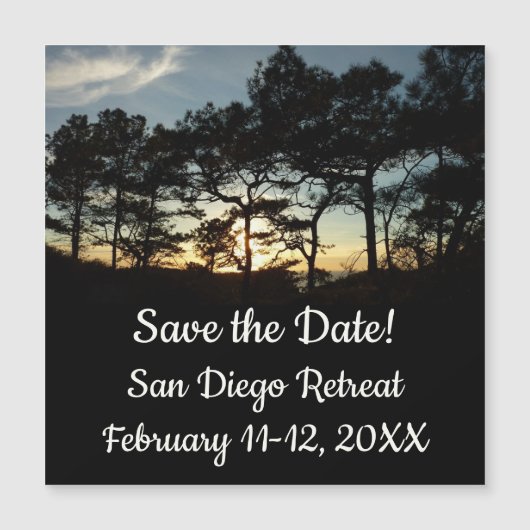 Torrey Pine Sunset II Californië Landschap (Voorkant)