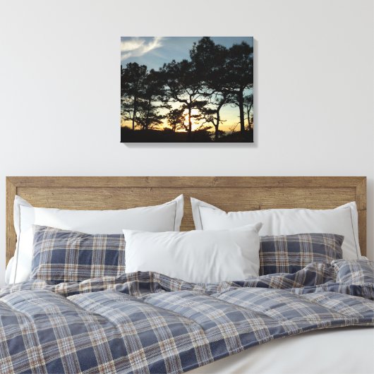 Torrey Pine Sunset II Californië Landschap Canvas Afdruk (Insitu (Slaapkamer))