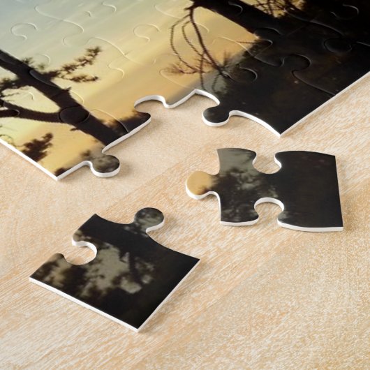 Torrey Pine Sunset II Californië Landschap Legpuzzel (Zijkant)