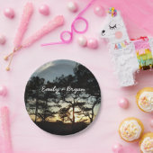 Torrey Pine Sunset II Californië Landschap Papieren Bordje (Feest)