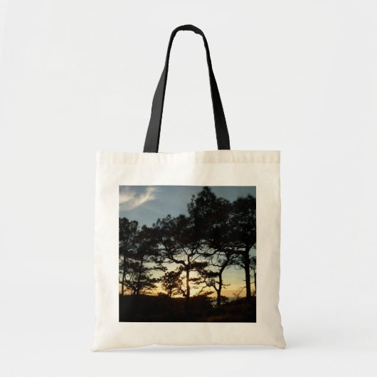 Torrey Pine Sunset II Californië Landschap Tote Bag (Voorkant)