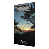 Torrey Pine Sunset III California Landscape Mini Klembord (Angled2)