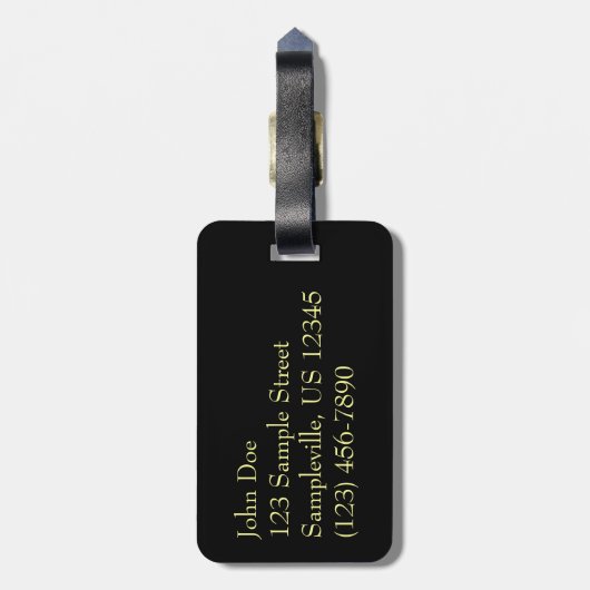 Torrey Pine Sunset III Californië Landschap Bagagelabel (Achterkant verticaal)