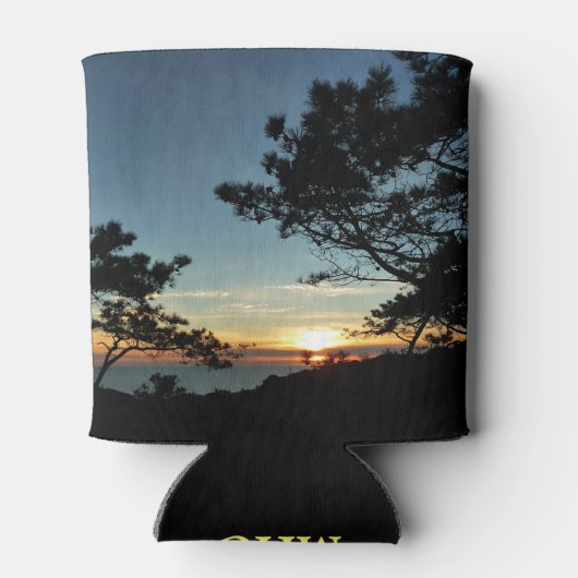 Torrey Pine Sunset III Californië Landschap Blikjeskoeler (Achterkant)