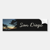 Torrey Pine Sunset III Californië Landschap Bumpersticker (Voorkant)