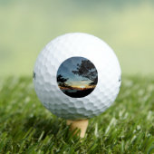 Torrey Pine Sunset III Californië Landschap Golfballen (Insitu Shirt)