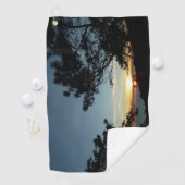 Torrey Pine Sunset III Californië Landschap Golfhanddoek (Insitu)