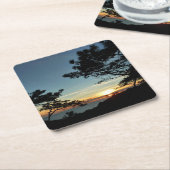 Torrey Pine Sunset III Californië Landschap Kartonnen Onderzetters (Schuin)