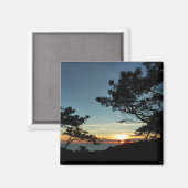 Torrey Pine Sunset III Californië Landschap Magneet (Voorkant / Achterkant)