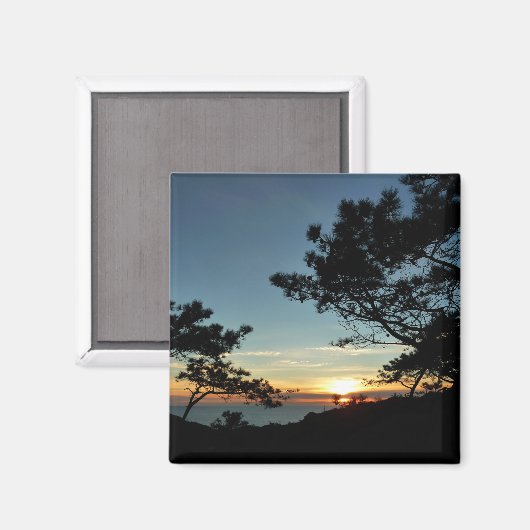 Torrey Pine Sunset III Californië Landschap Magneet (Voorkant / Achterkant)