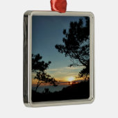 Torrey Pine Sunset III Californië Landschap Metalen Ornament (Rechts)